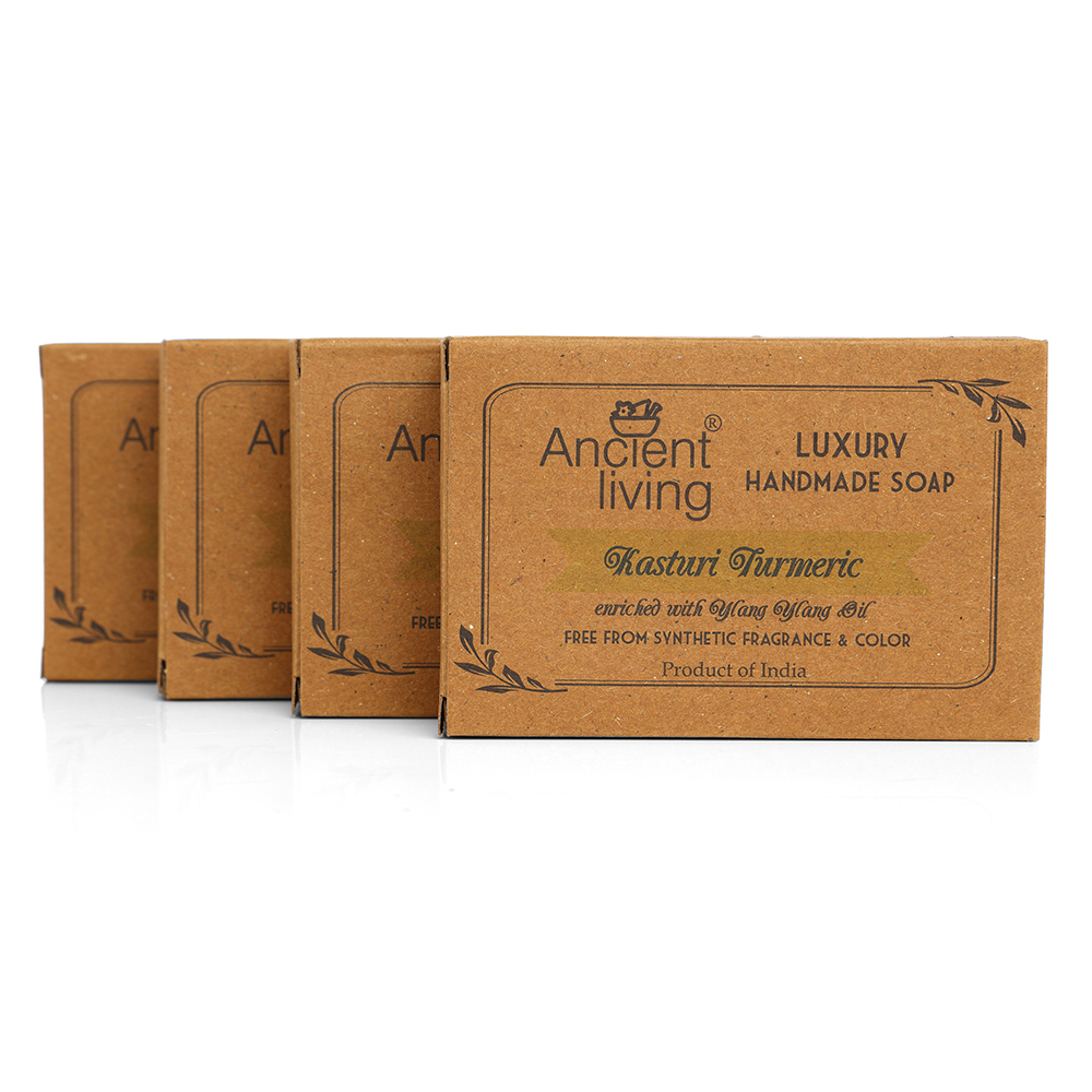 Ancient Living Kasthuri Handmade soap(Set of 3) 100gm