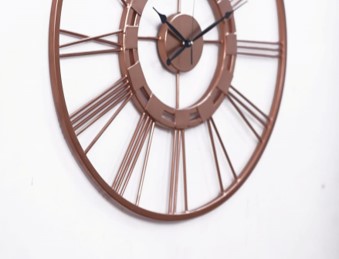 Iron and Aluminium Antique Wall Clock