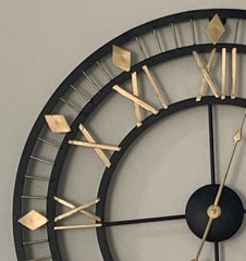 Designer Metal Roman Style Wall Clock for Living Room