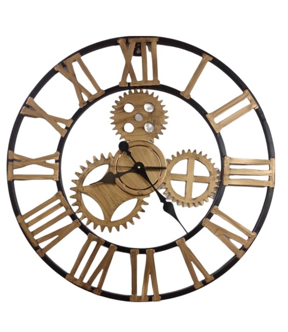 Metal Roman Style Wall Antique Clock