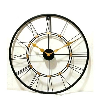 Metal Roman Style Wall Clock for Living Room