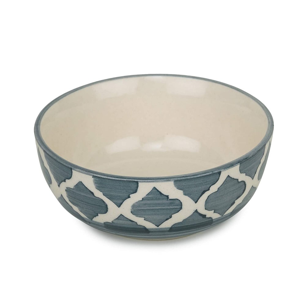 Ceramic Mixing Bowls, Grey Set of 4