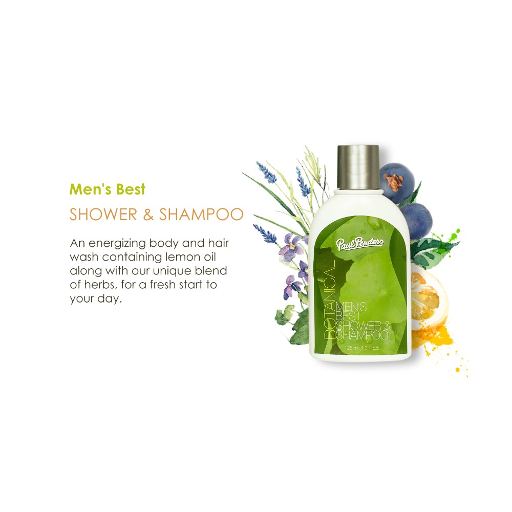 Paul Penders Men's Best Shower & Shampoo - 125ml